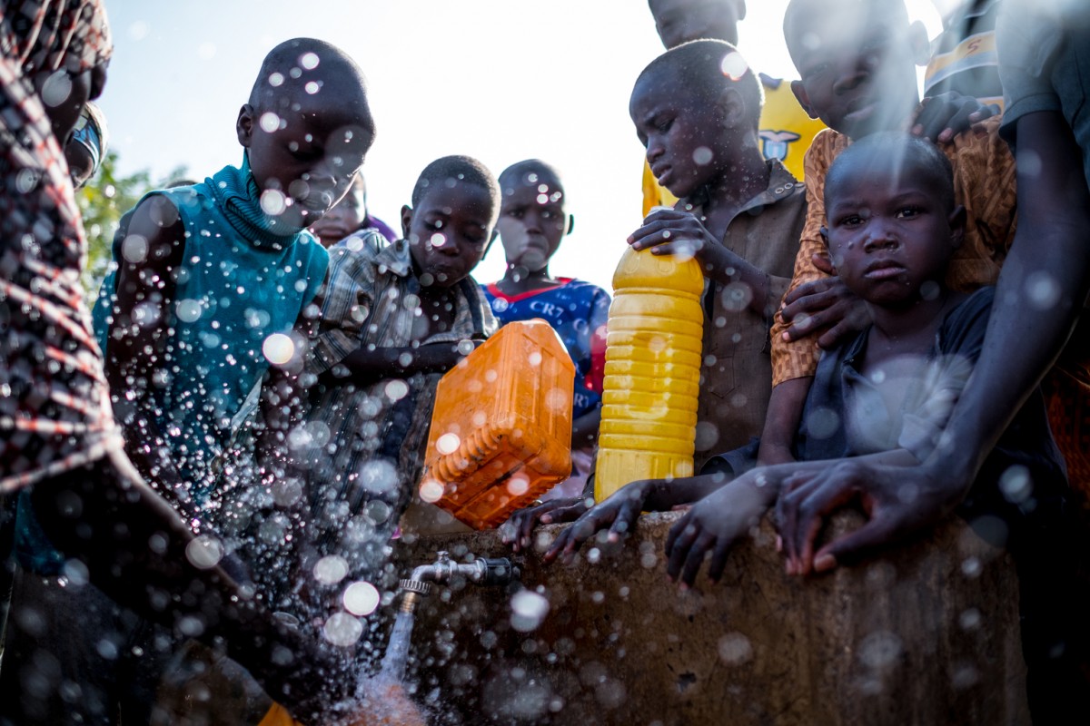 Internally Displaced People fill containers with water at a tap inside the Dalori camp in Maiduguri, Borno State, Nigeria, Friday 3 March 2017.

The prolonged humanitarian crisis in the wake of the Boko Haram insurgency has had a devastating impact on food security and nutrition in northeast Nigeria, leading to famine-like conditions in some areas, according to a World Food Programme (WFP) situation report from late February 2017. The United Nations Office for the Coordination of Humanitarian Affairs (OCHA) projects that by June 2017 some 5.1 million people in Nigeria will be food insecure at crisis and emergency levels. As of 15 March 2017, over the past 12 months, UNICEF and partners have provided safe water to nearly 666,000 people and treated nearly 170,000 children suffering from severe acute malnutrition in the three conflict-affected northeast Nigerian states of Borno, Yobe and Adamawa. As part of cholera preparedness, UNICEF and other WASH Sector partners are building the capacity of government and NGOs on cholera response and developing contingency plans with other stakeholders before the rainy season starting mid-April. Prepositioning of supplies for cholera response and mapping cholera hotspots are part of the preventive measures that are being planned.