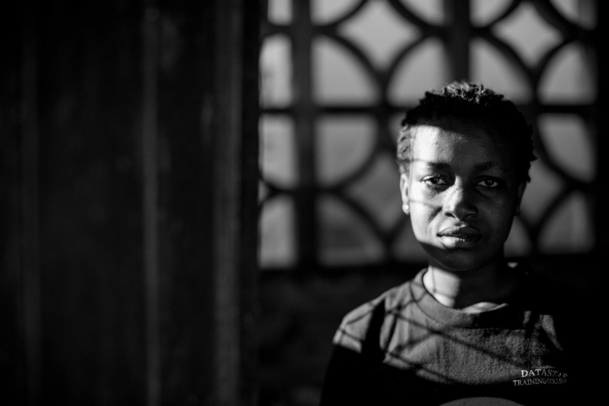 [RELEASE OBTAINED] Halima Mfaume is 16 years old, living with HIV and learning to become a hairdresser. She lives in Dar Esalaam in Tanzania. Photographed in May 2015.

When Halima was in Grade 3, the other children started isolating and discriminating against her. A teacher in the school started telling all the children she was HIV positive because of a skin rash she had on her face. Their reaction hurt Halima alot, as she didn’t even know what HIV was yet, let alone that she might be HIV positive.

Halima Mfaume is 16 years old. She lives in the Tandale area, down town Dar Esalaam in Tanzania. Halima’s dream is to become a hairdresser.