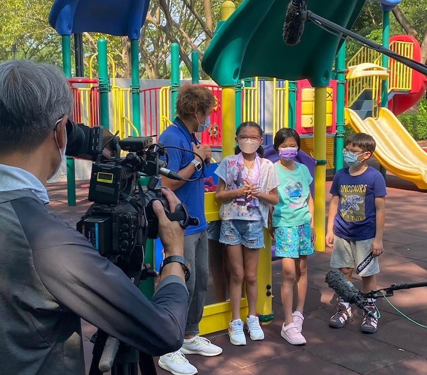 Junior hosts of ‘for every child, we listen’ TV programme explore and share their views on various topics related to United Nations Sustainable Development Goals (SDGs) and children’s rights.