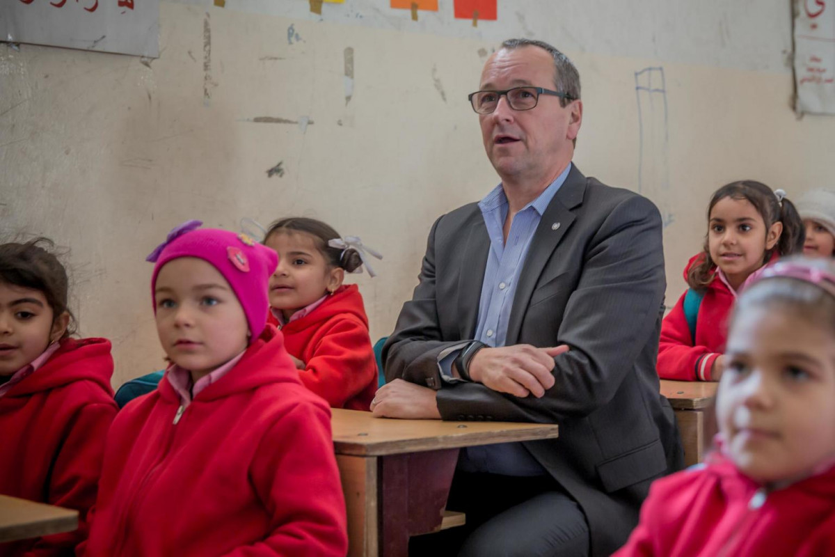 Months after the fighting in Mosul has subsided, the city needs substantial investment and work to recover; its citizens remain in critical need of assistance. 

UNICEF Regional Director for the Middle East and North Africa Geert Cappalaere visited Mosul this week, gaining a first hand account of the issues facing Mosul's children. He spoke with children at Al-Sanadeed school for girls in East Mosul, and Al-Huda school in West Mosul, where UNICEF had carried out rehabilitation works. He also visited UNICEF activities at Al-Khansa Hospital.

Children in Mosul need continued support to return to and stay in school. They remain at severe risk from unexploded ordinance, poverty, child labor; early marriage and the negative impact of conflict on children's mental health. Physical health care, particularly for newborns and infants, remains precarious in many parts of the city.

UNICEF is working with the Government of Iraq and an array of local and international partners to address these needs. To date, UNICEF has helped in the basic rehabilitation of one third of the 638 schools that have reopened in Mosul. More than half a million children—almost half of them girls—have been able to return to school. UNICEF has also undertaken an array of activities to bring clean water to citizens in east and west Mosul; restart and regularize an immunization program for polio and measles; raise awareness about a variety of child protection issues; provide psychosocial support to children affected by the conflict; and make sure teachers and students are able to return to the classroom.