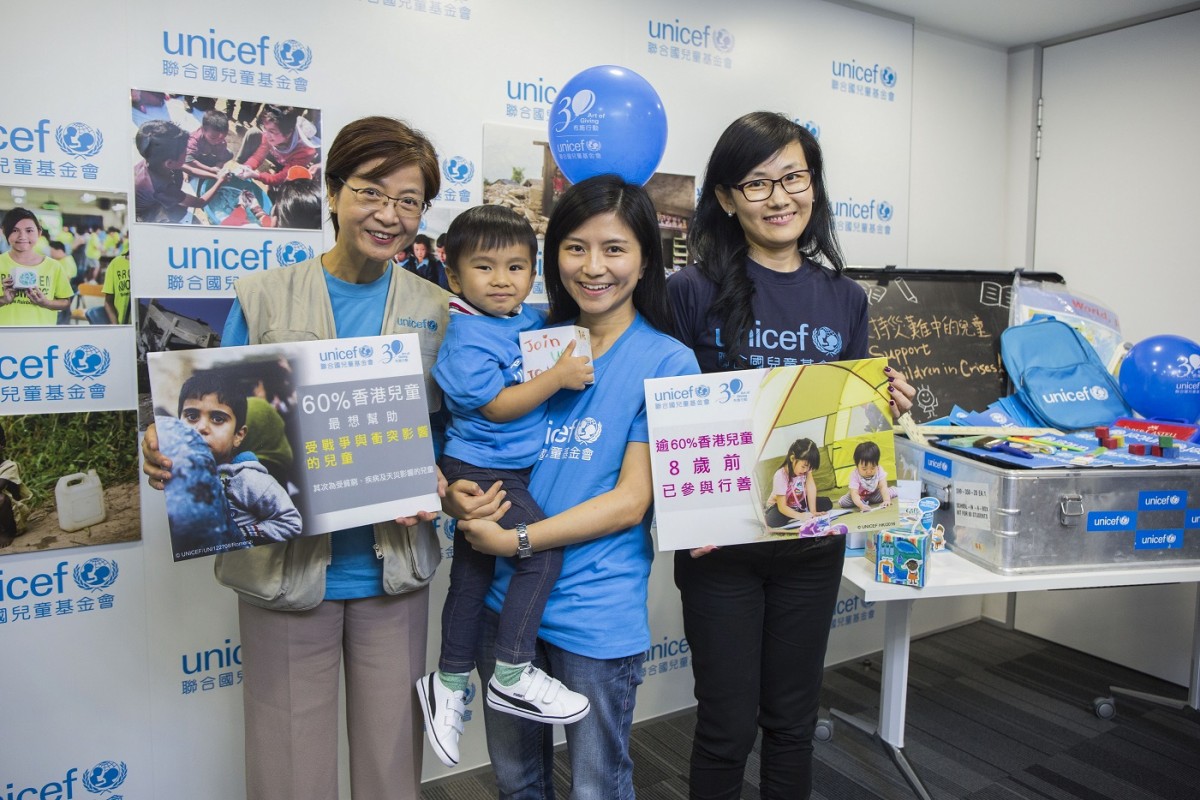 UNICEF HK調查顯示，大部分受訪香港兒童最想幫助受戰爭或衝突影響的兒童，其次為受貧窮、疾病及天災困擾的兒童。
